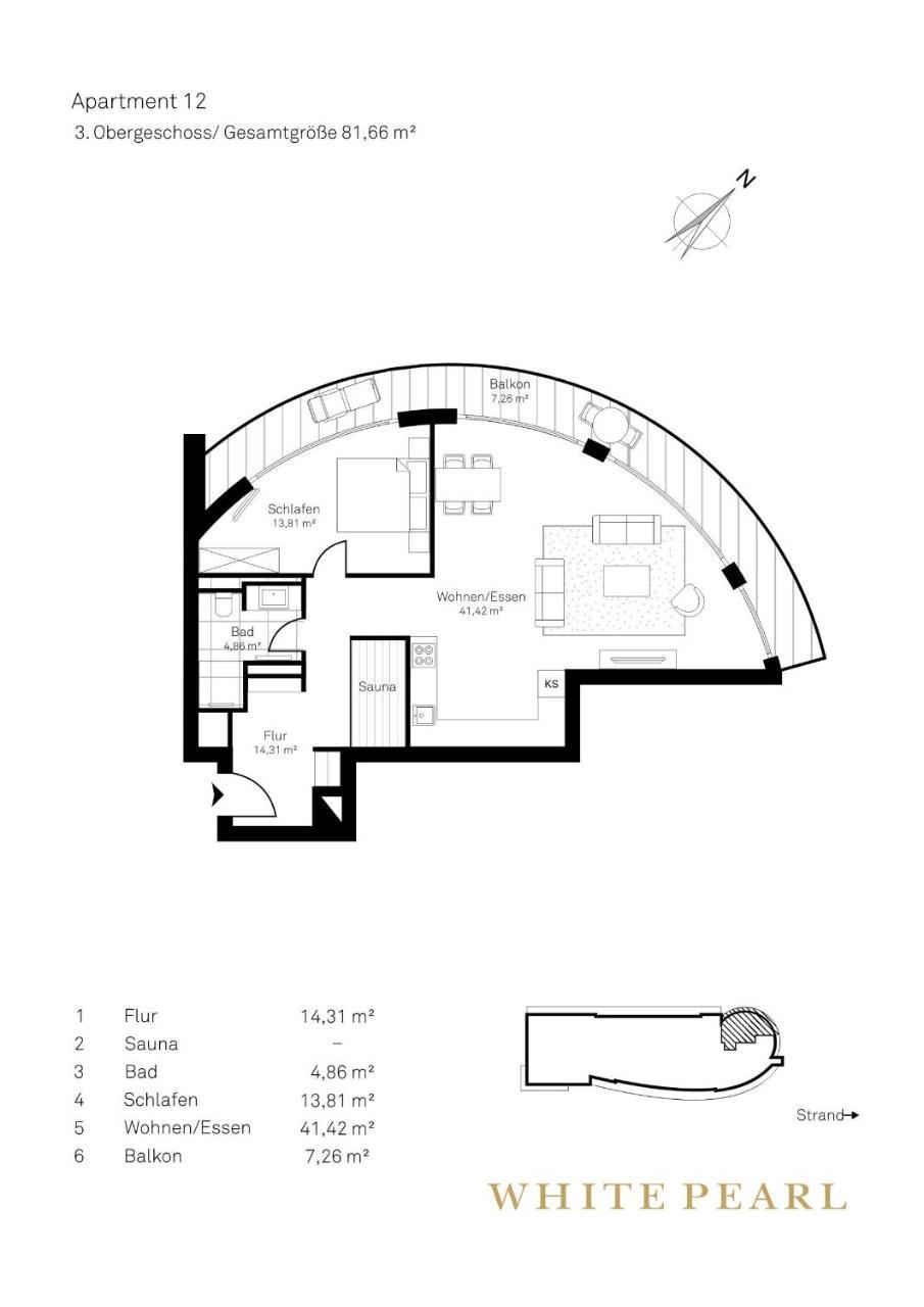 White Pearl Apartment 3.12 Timmendorfer Strand Dış mekan fotoğraf